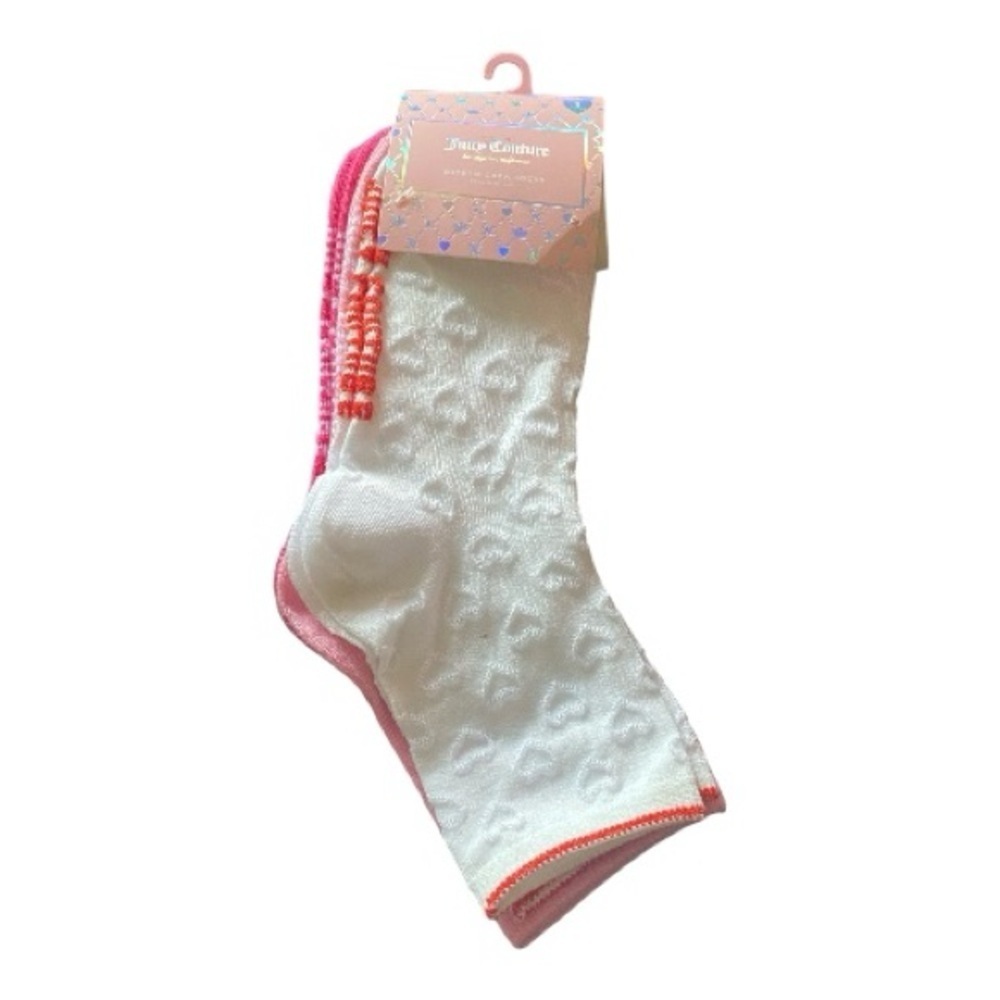 NWT-JUICY COUTURE-FIVE PAIRS OF SOCKS